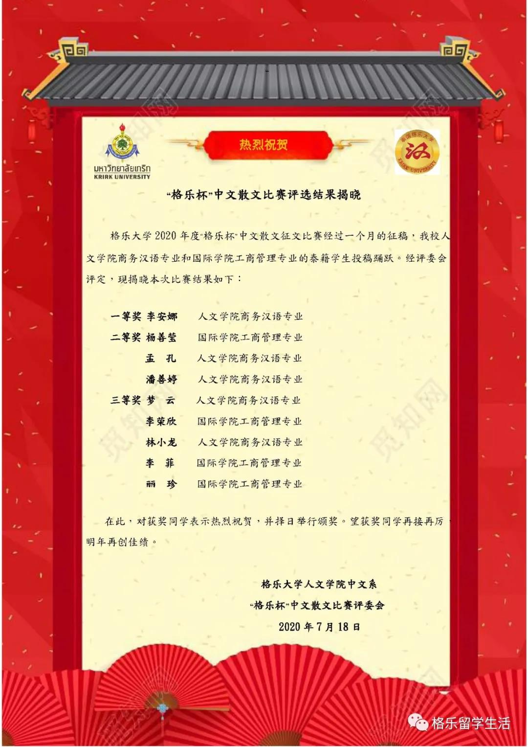 2020年度“格乐杯”中文散文优秀作品展 - 4